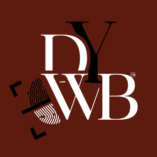 Logo of Day You Were Born Store with a brown background